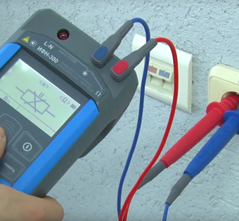 Замер сопротивления цепи «фаза-нуль»