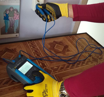 Замер сопротивления цепи «фаза-нуль»